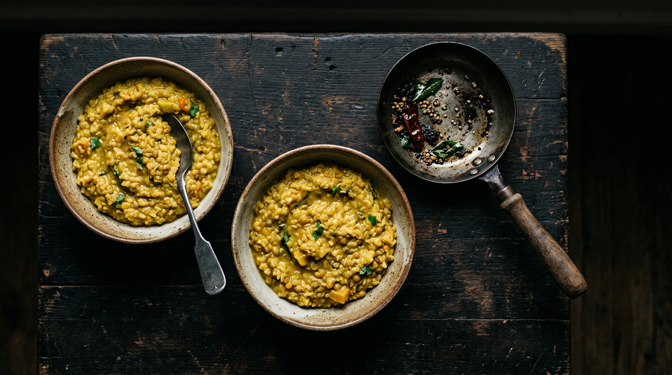 The Perfect Khichdi Recipe for Two Friends